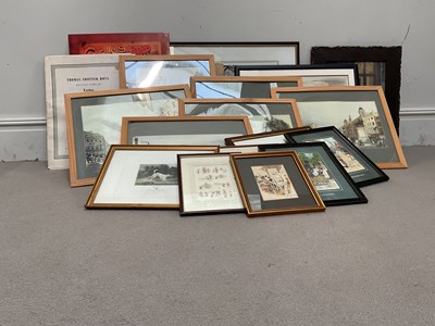 Lot 1766 - A collection of decorative prints, including...