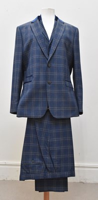 Lot 1326 - LOCKHART; a three piece gentleman's blue,...
