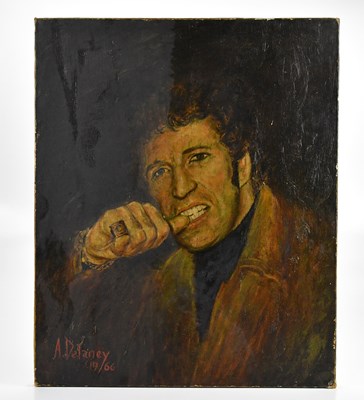 Lot 124 - ARTHUR DELANEY (1927-1987); oil on board,...