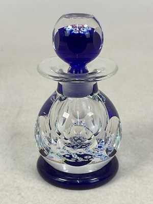 Lot 317 - CAITHNESS; a millefiori perfume bottle set,...