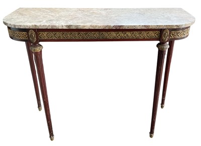 Lot 75 - A reproduction French Empire style mahogany...