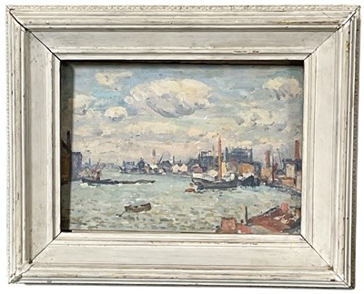 Lot 219 - FRANK BUDGEN (British, 1882-1971); oil on...