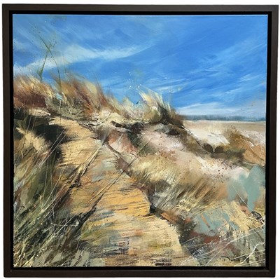 Lot 249 - DEBBIE BOON; oil on canvas, 'In the Dunes',...