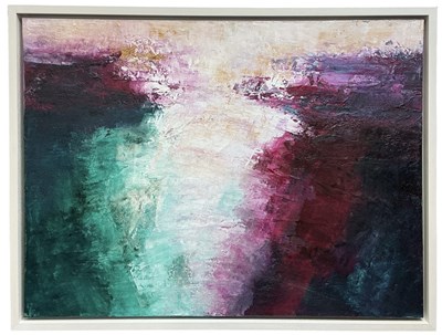 Lot 242 - CARLA SEGARRA; oil and acrylic on canvas,...