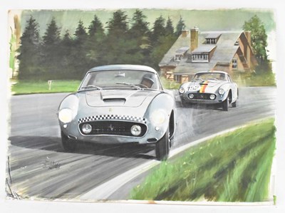 Lot 240 - JAMES DUGDALE (born 1940); watercolour on...