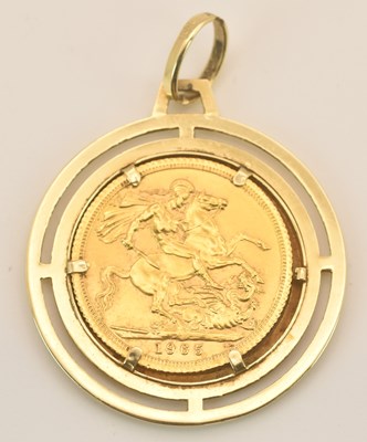 Lot 1304 - An Elizabeth II full sovereign, 1965, in 14ct...