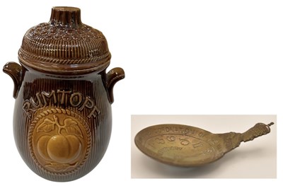 Lot 387 - WEST GERMAN POTTERY; a mid century lidded...