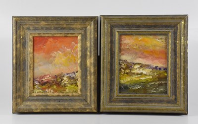 Lot 1681 - JOHN WALSH; a pair of oils on panel,...