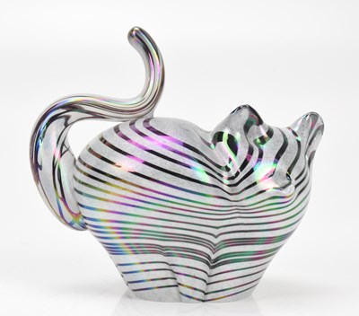 Lot 225 - JOHN DITCHFIELD FOR GLASFORM; an iridescent...