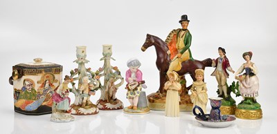 Lot 1396 - A collection of mixed ceramics comprising...