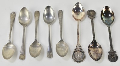 Lot 1136 - A set of five George VI hallmarked silver...