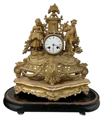 Lot 167 - A late 19th century French gilt metal ormolu...