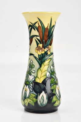 Lot 1332 - MOORCROFT; a 'Lamia' trumpet vase, height 31cm,...