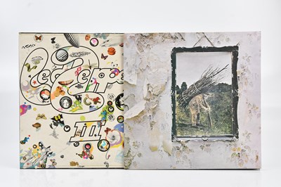Lot 1481 - LED ZEPPELIN; two albums comprising III...