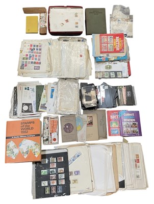 Lot 440 - A large quantity of assorted all world stamps,...