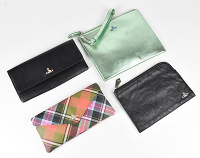 Lot 1287 - VIVIENNE WESTWOOD; a metallic green large...
