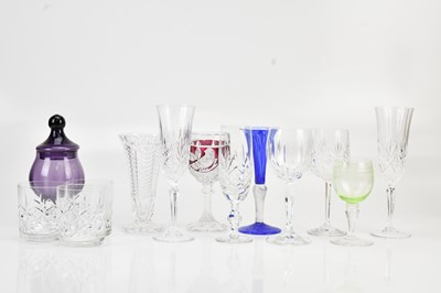 Lot 1227 - A collection of cut glass including tumblers,...