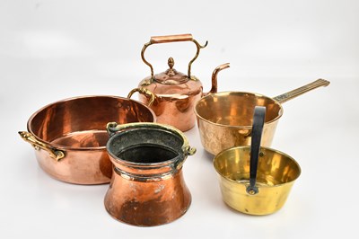 Lot 592 - A selection of 19th century metalware...