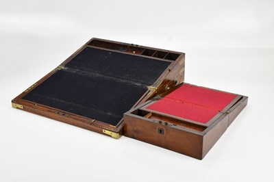 Lot 481 - A good 19th century brass bound mahogany...