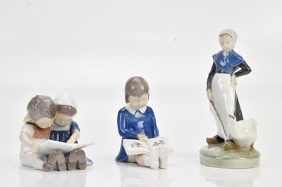Lot 1285 - ROYAL COPENHAGEN; a figure of a Dutch girl...