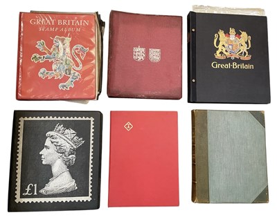 Lot 429 - Six albums of GB, Colonial and Channel Islands...
