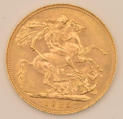 Lot 1479 - A George V full sovereign, 1925.