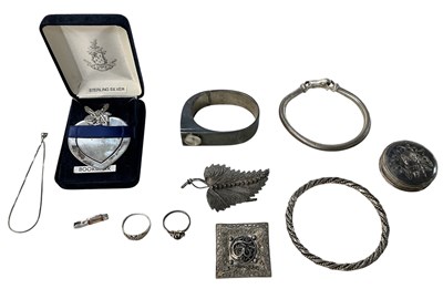 Lot 1445 - A small quantity of assorted 925 silver and...
