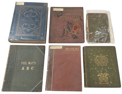 Lot 430 - Six assorted 19th century and later leather...