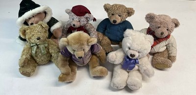 Lot 58 - HARRODS; a collection of seven Teddy bears to...