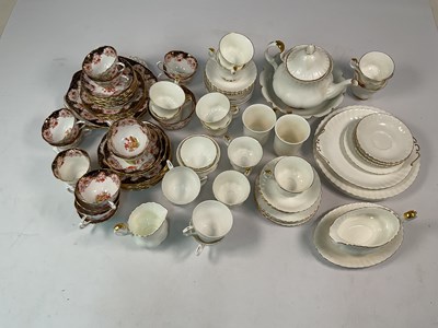 Lot 199 - ROYAL ALBERT; part tea and dinner services to...