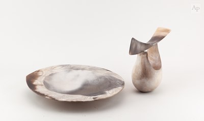 Lot 31 - ANTONIA SALMON (born 1959); a smoke fired and...