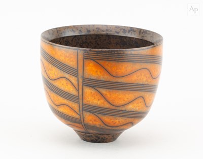 Lot 177 - DUNCAN ROSS (born 1943); a smoke fired vessel...