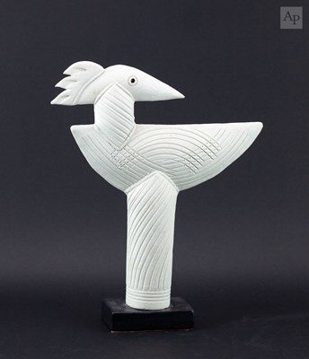 Lot 356 - LYN LOVITT (born 1941); a stoneware sculpture...
