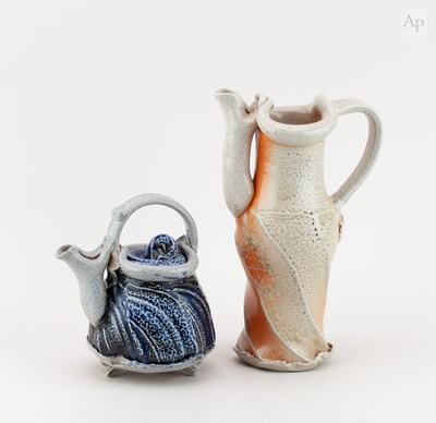 Lot 534 - RUTHANNE TUDBALL (born 1948); a soda glazed...