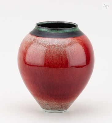 Lot 180 - EDDIE CURTIS (born 1953); a porcelain vase...