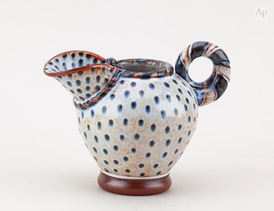Lot 409 - MORGEN HALL (1960-2016); a tin-glazed...