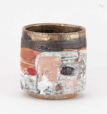 Lot 523 - ROBIN WELCH (born 1936); a cylindrical...