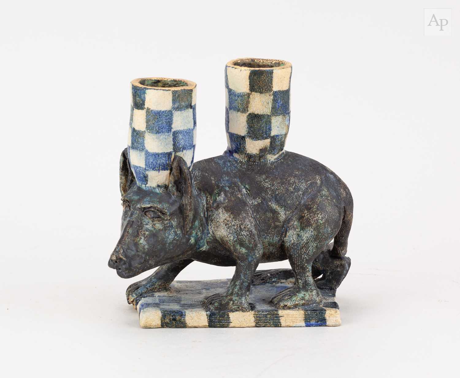 Lot 23 - AMANDA POPHAM (born 1954); an earthenware...