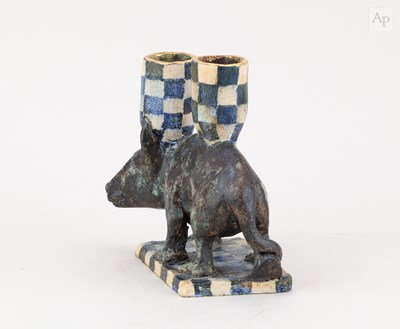 Lot 23 - AMANDA POPHAM (born 1954); an earthenware...