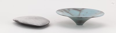 Lot 32 - ANTONIA SALMON (born 1959); a smoke fired and...
