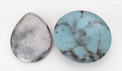 Lot 32 - ANTONIA SALMON (born 1959); a smoke fired and...