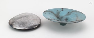 Lot 32 - ANTONIA SALMON (born 1959); a smoke fired and...
