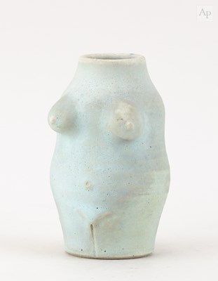 Lot 127 - DAN ARBEID (1928-2010); a small stoneware vase...