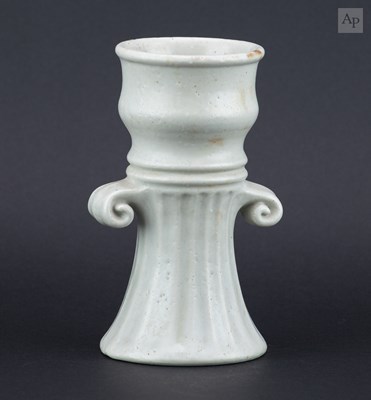 Lot 166 - DAN ARBEID (1928-2010); a waisted porcelain...