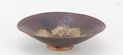 Lot 157 - DAN ARBEID (1928-2010); a shallow stoneware...