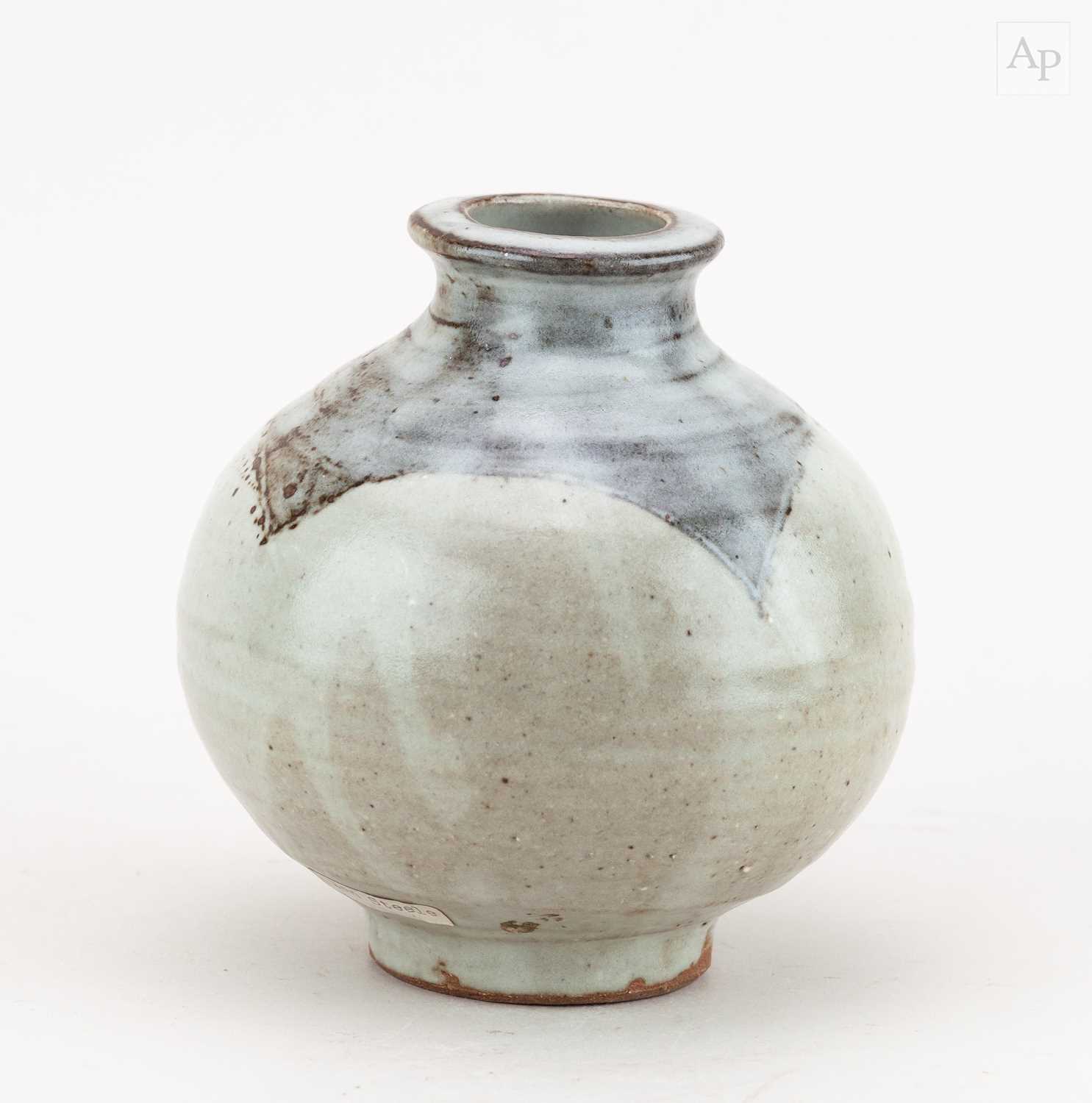 Lot 48 - Leach Pottery; a globular stoneware jar...