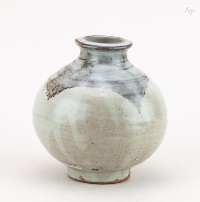 Lot 48 - Leach Pottery; a globular stoneware jar...
