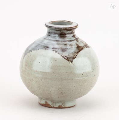 Lot 48 - Leach Pottery; a globular stoneware jar...