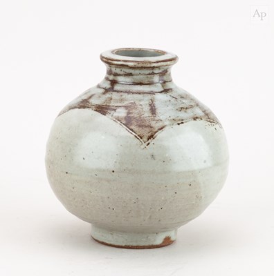 Lot 48 - Leach Pottery; a globular stoneware jar...