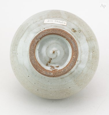 Lot 48 - Leach Pottery; a globular stoneware jar...
